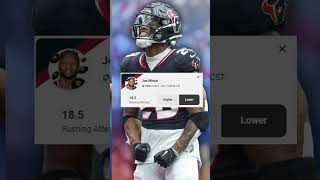 Lions vs Texans Sunday Night Football NFL Week 10 shorts nflfootball lions texans playerprops [upl. by Nudd]