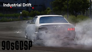 4K90s Golden Drift SpotOSAKA Industrial AreaASSETTO CORSA [upl. by Rufena]