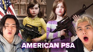 Koreans React To American PSAs That You Can Never Watch In Korea [upl. by Zedecrem]