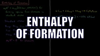 Chemical Thermodynamics 316  Formation Enthalpy [upl. by Awe]