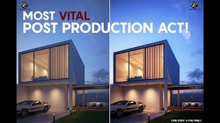 RENDER LIKE A PROEXTERIOR POSTPRODUCTION [upl. by Nrubyar]