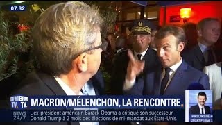 MacronMélenchon la rencontre [upl. by Watkin]