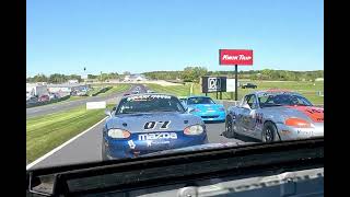 Road America SCCA Runoffs Oct 4 2024 • Spec Miata Bobby Gossett • Rear Cam Grid [upl. by Ragouzis]