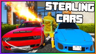 GTA 5 Roleplay  STEALING CARS WITH A FLAMETHROWER  RedlineRP [upl. by Dihahs]