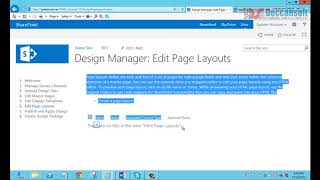 SharePoint Tutorial  Custom Page Layout [upl. by Adley146]