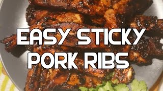 Super Easy Chinese Pork Ribs Recipe [upl. by Tarrance]