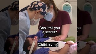 When a child is crying  how to distract  calm 🦄Pediatric Dentist [upl. by Ahsaeit]