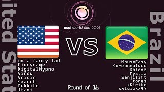 osu World Cup 2021 United States VS Brazil round of 16 [upl. by Lamonica]