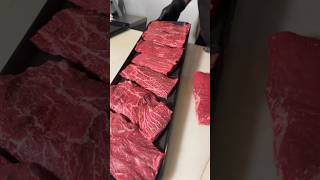 Flat Iron vs Flank Steak beef butcher [upl. by Barby780]