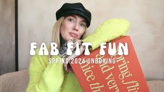 FABFITFUN SPRING 2024 BOX UNBOXING [upl. by Akemehc]