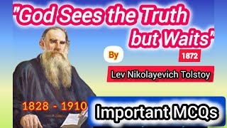 Important MCQs on Leo Tolstoy and quotGod Sees the Truth But Waitquot ugcnet mpset english foundation [upl. by Notak]