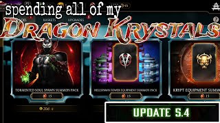 Spending All Of My Dragon Krystals 😌 Worth It MK Mobile Update 54 [upl. by Aimar]