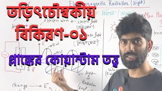 Electromagnetic Radiation01 তড়িৎ চুম্বকীয় বিকিরণ০১  Max Plancks Quantum Theory [upl. by Anazraf]