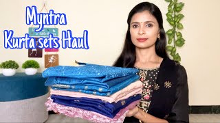 🌸Myntra kurta sets Haul in Tamil Kavithasdiary [upl. by Leahplar152]