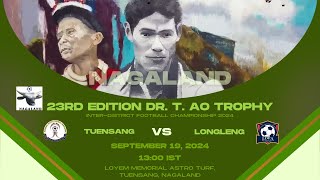 23RD EDITION DR T AO TROPHY  TUENSANG VS LONGLENG  LOYEM MEMORIAL ASTRO TURF TUENSANG [upl. by Anisah]