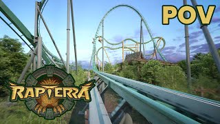 Rapterra Front Row Animated POV Kings Dominion New for 2025 Wing Coaster [upl. by Carn454]