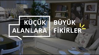 KÜÇÜK ALANLARA BÜYÜK FİKİRLER – 35 m² EV [upl. by Atsahc]