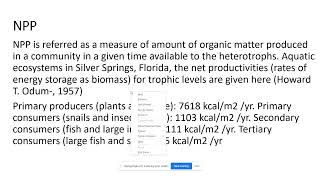 Ecosystem Productivity part 3 [upl. by Kresic]