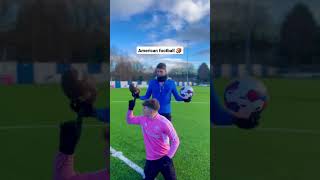 MYSTERY BALL CHALLENGE vs KIERAN BROWN ⚽️😱😂 shorts [upl. by Yeorgi]