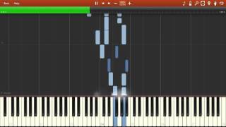 Green Bird  Cowboy Bebop Piano Tutorial Synthesia [upl. by Coulson]