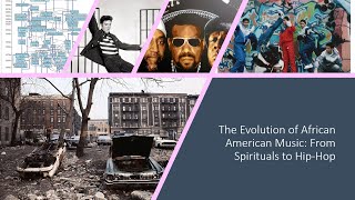 The Evolution of African American Music From Spirituals to Hip Hop [upl. by Anidene666]