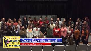 Noon Salute Desert Edge High School 01 27 [upl. by Monagan]