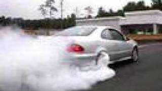 Mercedes KLEEMANN CLK55 burnout [upl. by Asselem]