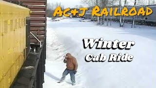 ACampJ Alco S1 Locomotive Winter Cab Ride Part 2 [upl. by Tik]