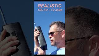 Realistic TRC101 CB walkietalkie range test from 12 miles shorts cbradios walkietalkies [upl. by Nannah]