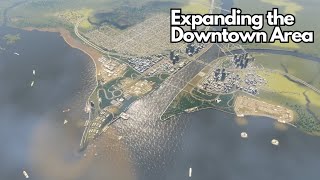 Rennes EP 10  Expanding the city Downtown Area  Cities Skylines [upl. by Sherman]