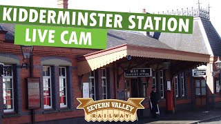 LIVE CAM  Kidderminster Station Concourse Camera on the Severn Valley Railway [upl. by Hasina]