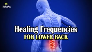 Healing Frequencies for Lower Back Pain l Back Pain Relief Frequency l Pain Healing Sound Therapy [upl. by Nosyerg512]