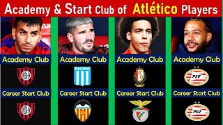 Atlético Madrid Players  Academy and Start Club [upl. by Henning660]