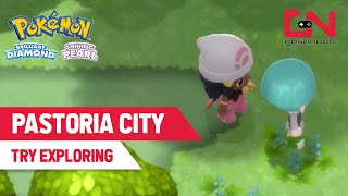 Try Exploring Pastoria City Pokemon Brilliant Diamond and Shining Pearl [upl. by Nanreik]