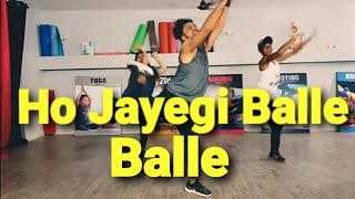 Ho Jayegi Balle Balle  Daler Mehndi  zumba dance fitness workout by amit [upl. by Llorrac683]