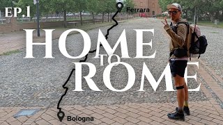 Da FERRARA a ROMA a PIEDI â€¢ Il Cammino di SantAntonio â€¢ EP1 [upl. by Nolad504]