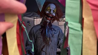 Creepy animatronic clown unboxingreview Distortions Unlimited “Cut up” [upl. by Newra]