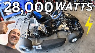 How to build an INSANE electric Go kart [upl. by Truman]