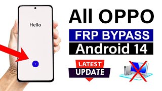 All OPPO Android 14 Google Account FRP Bypass  without PC [upl. by Isied]