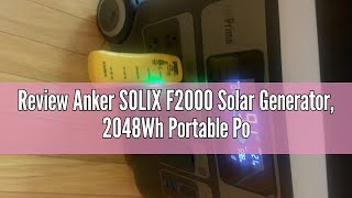 Review Anker SOLIX F2000 Solar Generator 2048Wh Portable Power Station with LiFePO4 Batteries and 4 [upl. by Melamed]