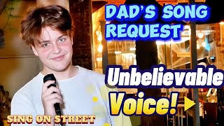 💯How Did I Do Dad🔥Random Street Singing🍀David Bowie  Starman [upl. by Conte315]