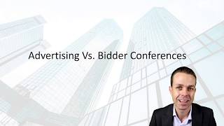 Procurement Advertising versus Bidder Conferences  Key Concepts in Project Management [upl. by Vowel801]