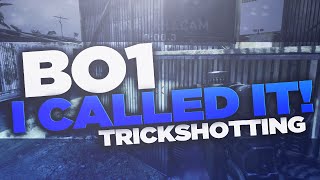 I CALLED OUT A CRAZY WALLBANG BO1 Trickshotting w 10 KILLCAMS [upl. by Assyn]