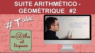 Déterminer le sens de variation dune suite arithméticogéométrique  Terminale [upl. by Urial]