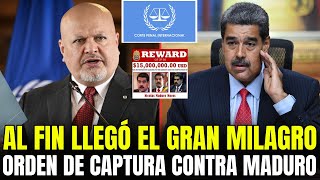 ¡URGENTE La Corte Penal Internacional EMITE ORDEN de CAPTURA Contra Maduro [upl. by Yrrek]