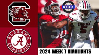 7 Alabama vs South Carolina AMAZING  Full Game Highlights  2024 College Football Highlights [upl. by Machutte]