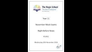 NBN BTEC PE Nov 2024 [upl. by Ynnaf605]