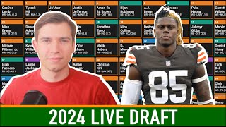 LIVE 2024 Fantasy Football Draft [upl. by Faustine]