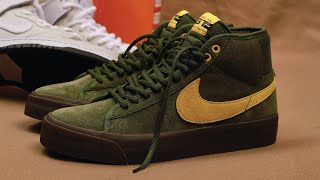 NikeSB AntiHero Skateboards  Blazer and Dunk High Comparison [upl. by Gonsalve]