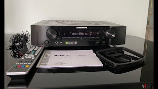 Como instalar un Receiver MARANTZ NR1605 [upl. by Ahpla654]